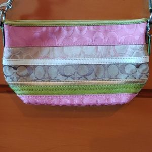 Sold💕 Coach multi color purse